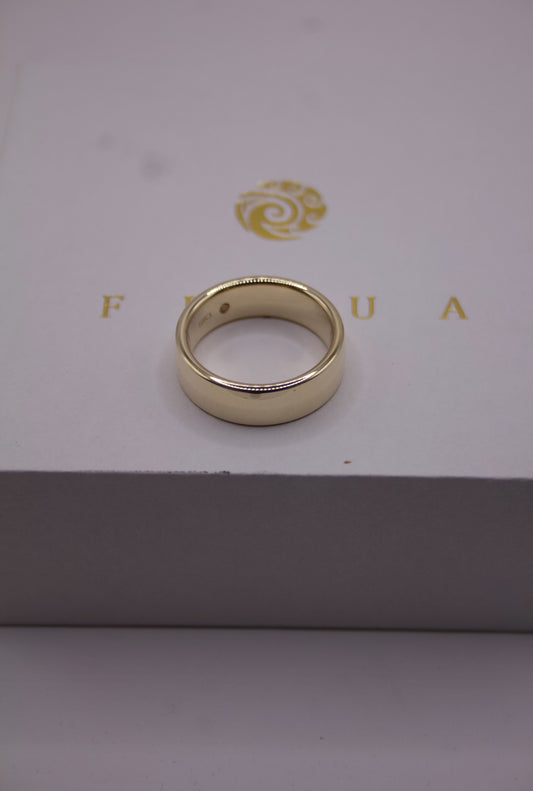 Classic 7mm Yellow Gold Wedding Band - 10kt, European Style (Heavyweight)