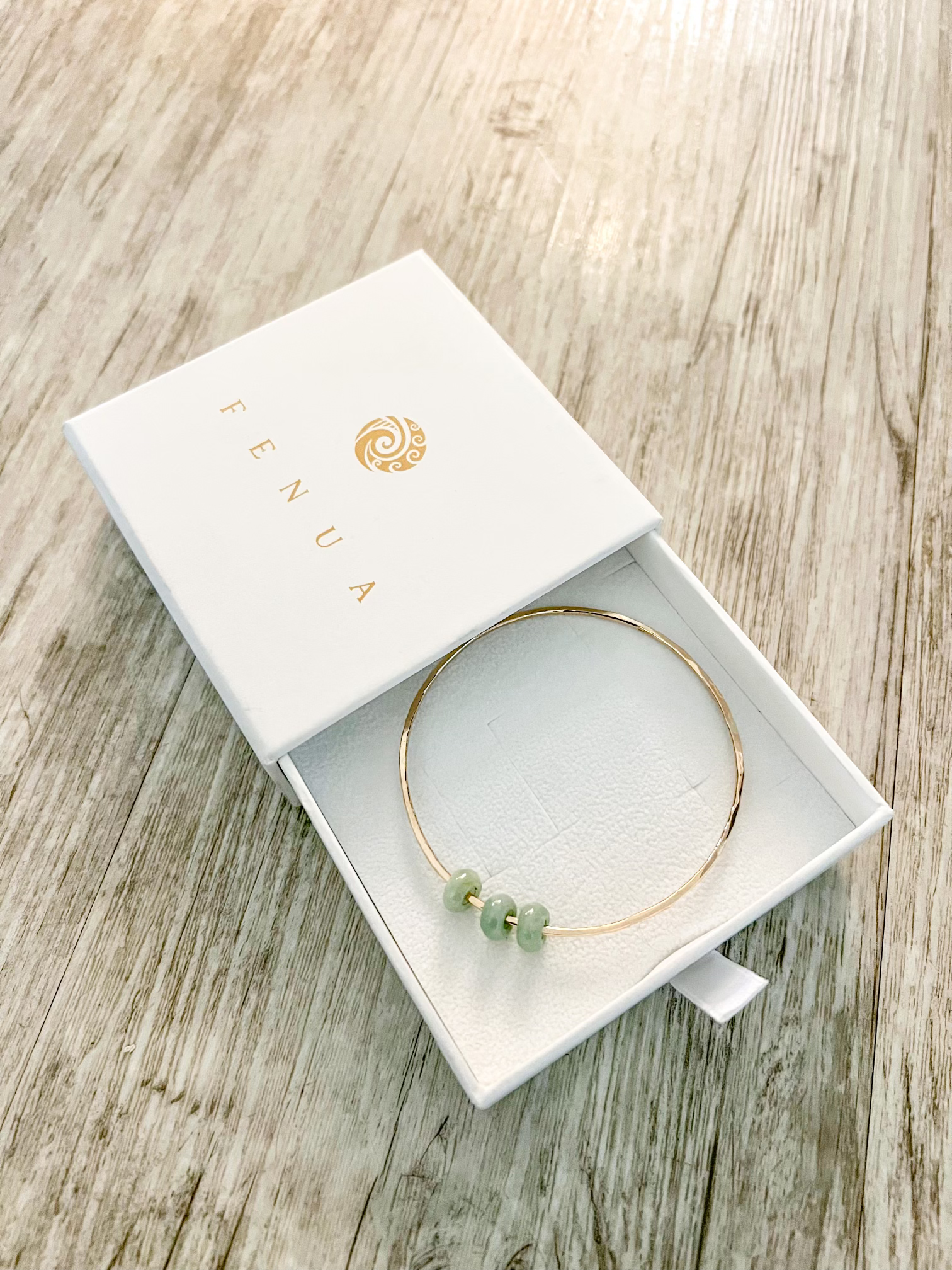 MINI Jade Gold Bangle